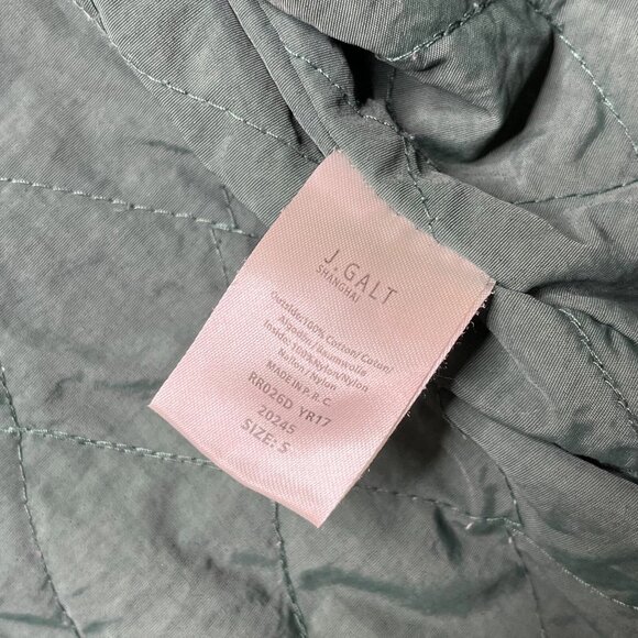 J. Galt Shanghai Mens Blue Long Sleeve Full Zip Modern Look Bomber Jacket Size S - Picture 6 of 11